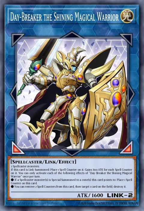 Day-Breaker the Shining Magical Warrior trading card