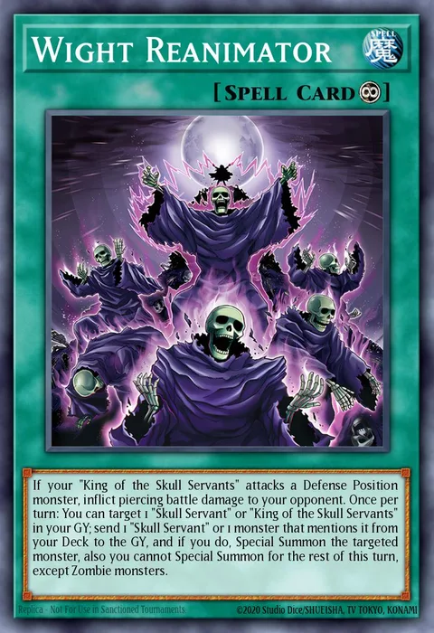 Wight Reanimator trading card