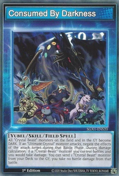 Consumed By Darkness trading card