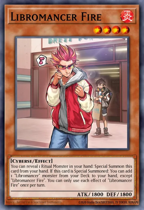 Libromancer Fire trading card