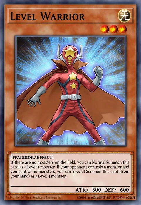 Level Warrior trading card