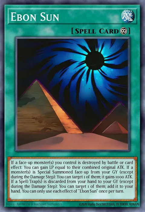 Ebon Sun trading card
