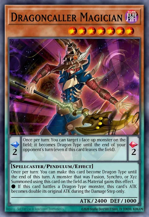 Dragoncaller Magician trading card