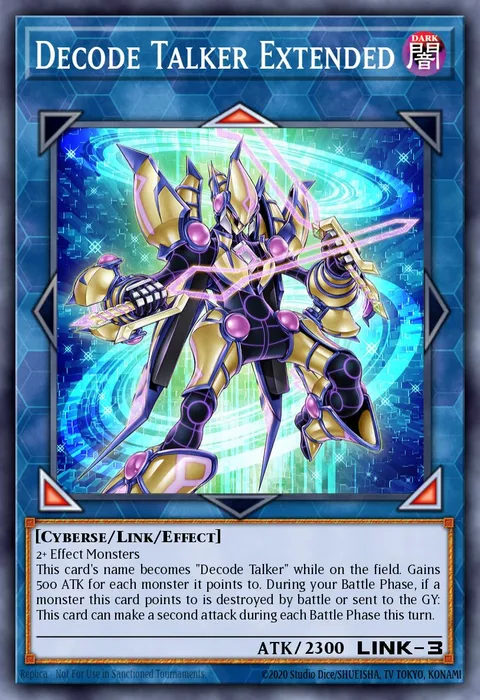 Decode Talker Extended trading card
