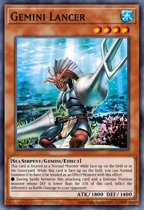 Gemini Lancer trading card