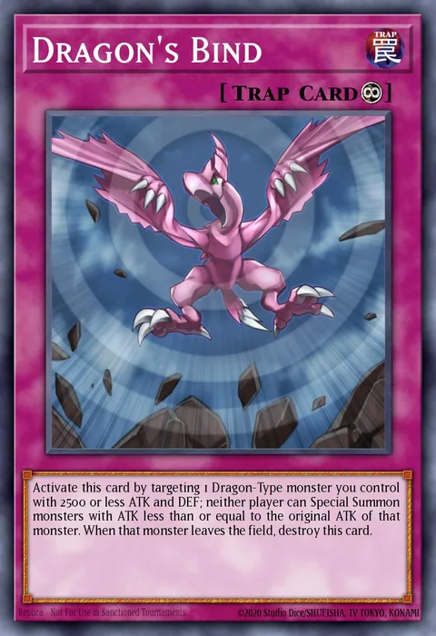 Dragon's Bind trading card