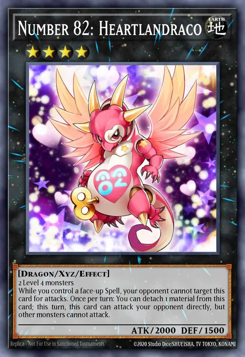 Number 82: Heartlandraco trading card