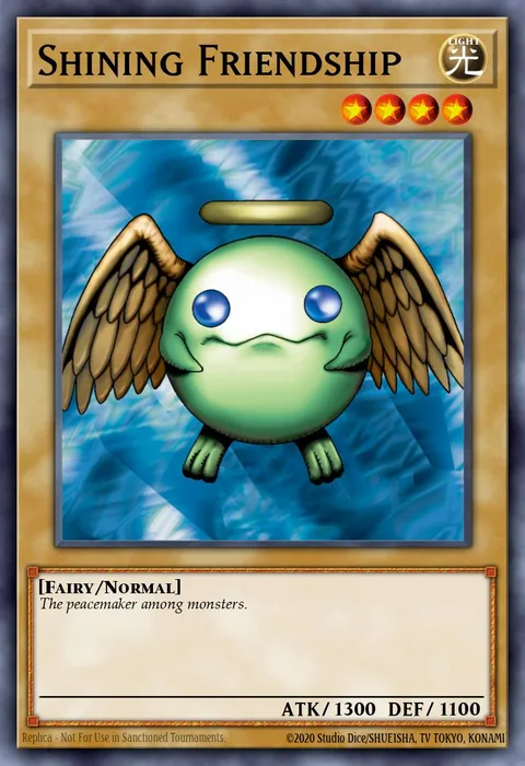 Shining Friendship trading card