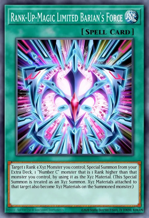 Rank-Up-Magic Limited Barian's Force trading card