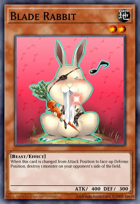 Blade Rabbit trading card
