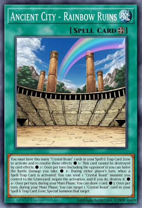 Ancient City - Rainbow Ruins trading card