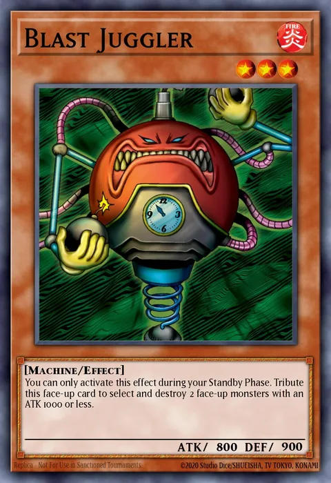 Blast Juggler trading card