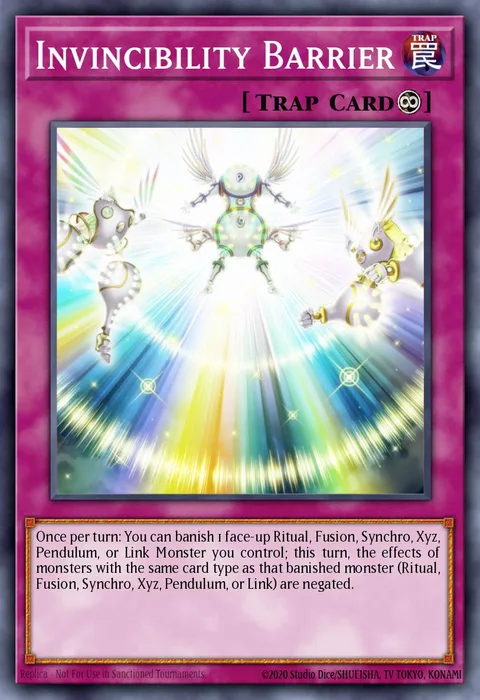 Invincibility Barrier trading card