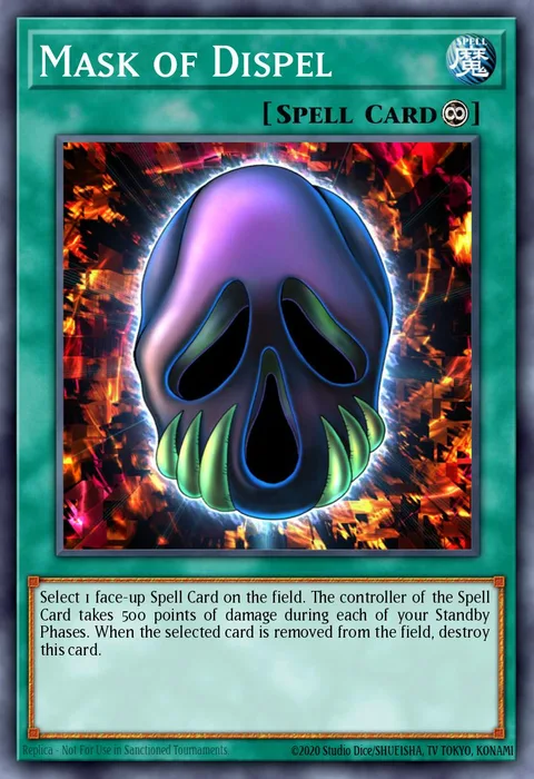 Mask of Dispel trading card
