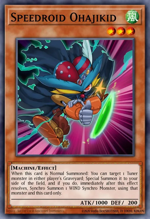 Speedroid Ohajikid trading card