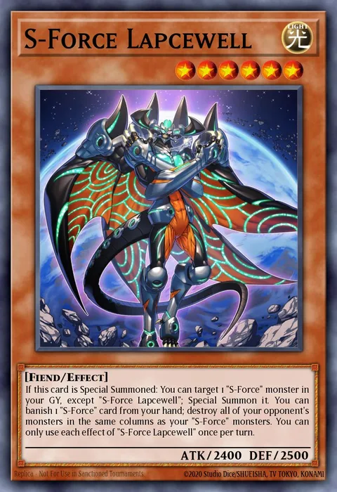 S-Force Lapcewell trading card