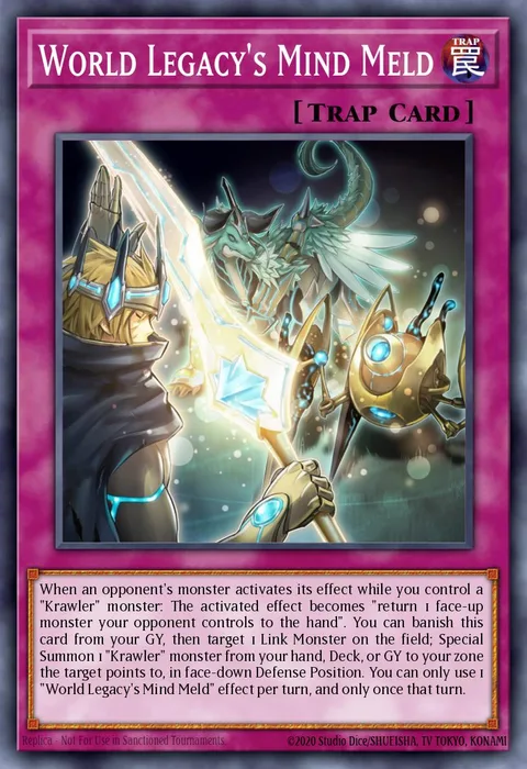 World Legacy's Mind Meld trading card