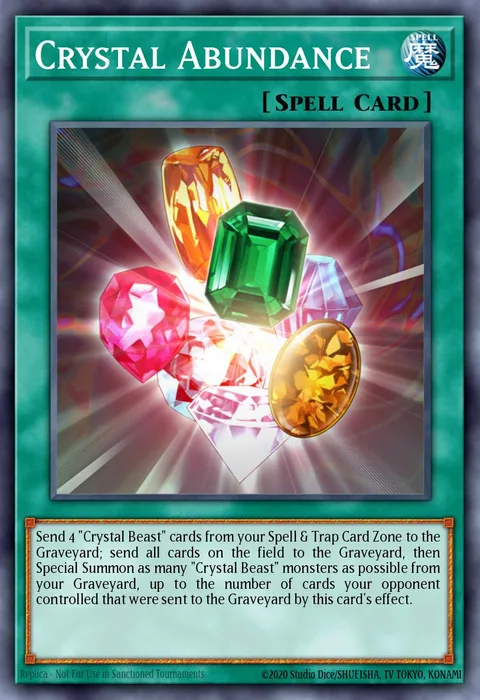 Crystal Abundance trading card