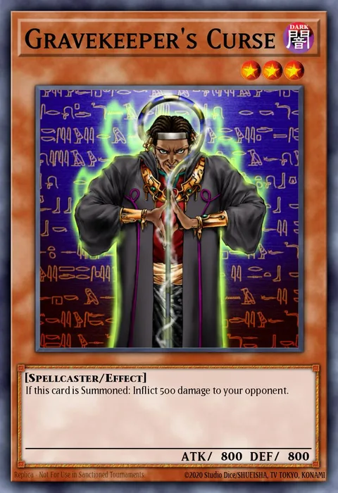 Gravekeeper's Curse trading card
