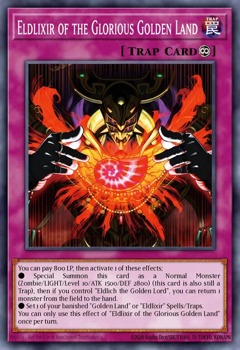 Eldlixir of the Glorious Golden Land trading card