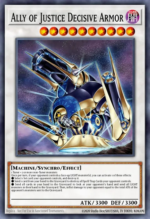 Ally of Justice Decisive Armor trading card