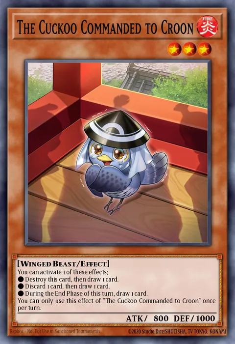 The Cuckoo Commanded to Croon trading card
