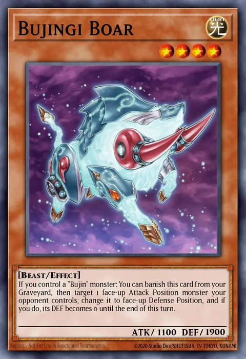Bujingi Boar trading card