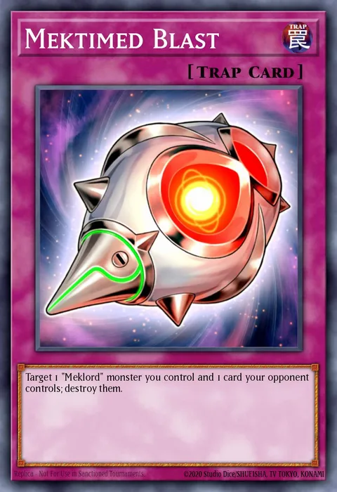 Mektimed Blast trading card