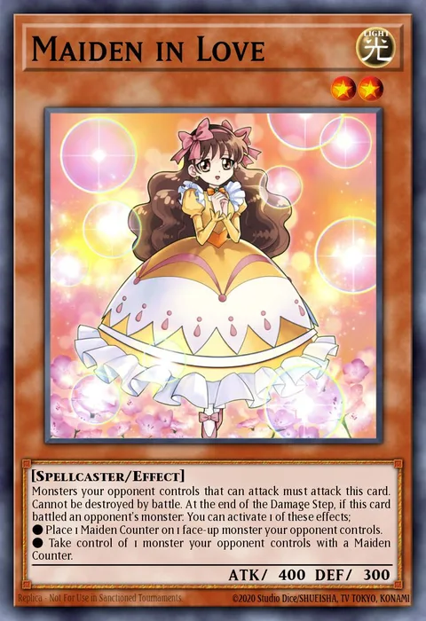 Maiden in Love trading card