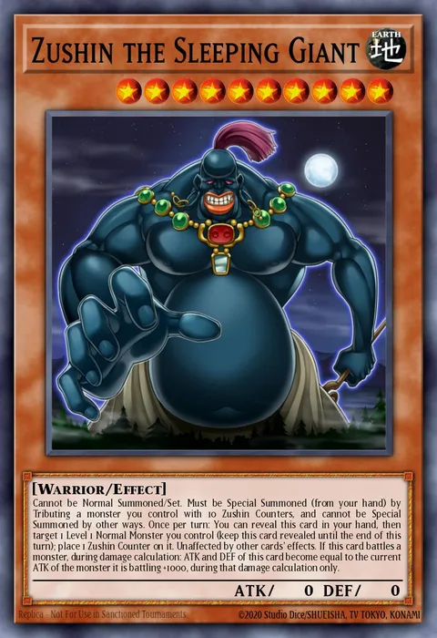 Zushin the Sleeping Giant trading card