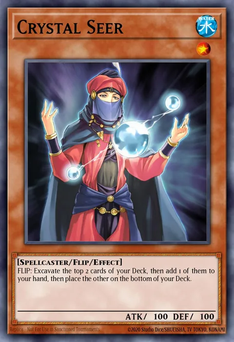 Crystal Seer trading card