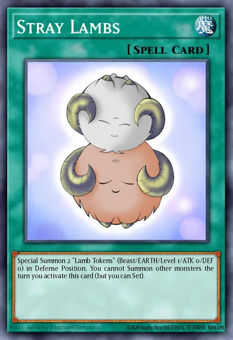 Stray Lambs trading card