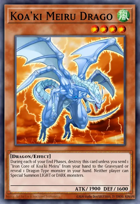 Koa'ki Meiru Drago trading card