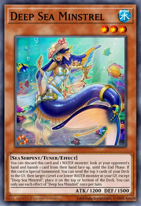 Deep Sea Minstrel trading card