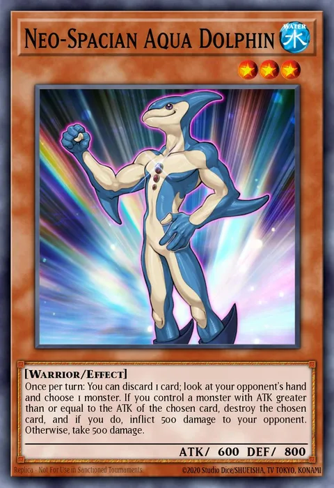 Neo-Spacian Aqua Dolphin trading card