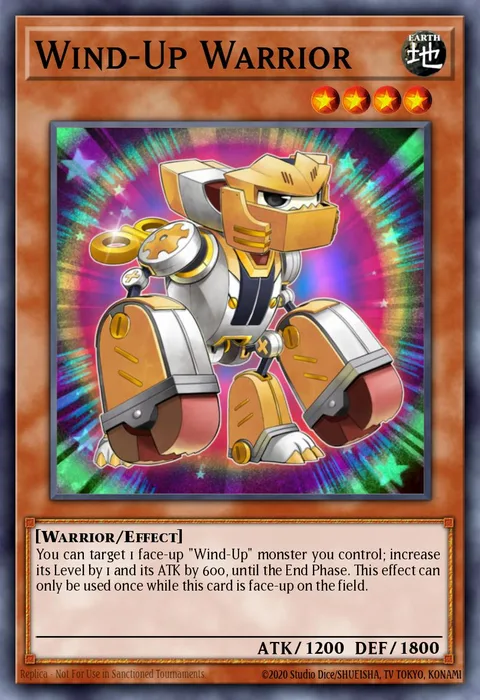 Wind-Up Warrior trading card