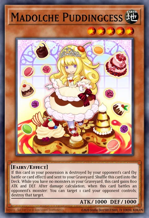 Madolche Puddingcess trading card
