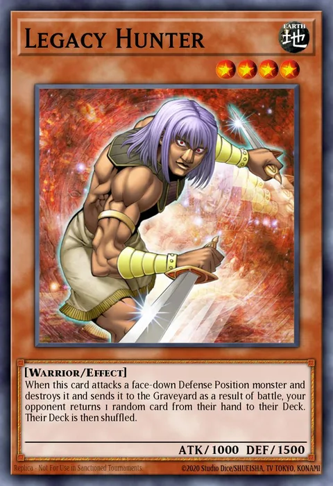 Legacy Hunter trading card