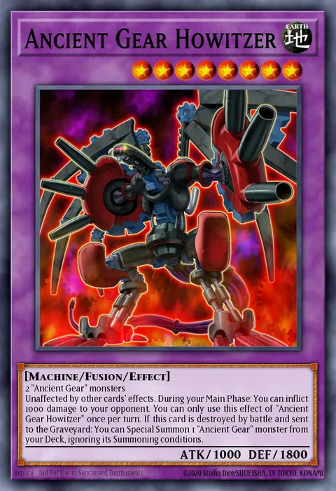 Ancient Gear Howitzer trading card