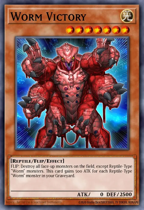 Worm Victory trading card