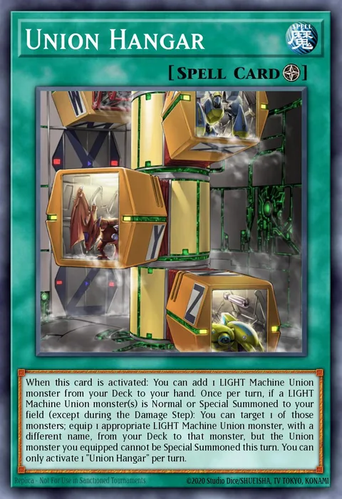 Union Hangar trading card