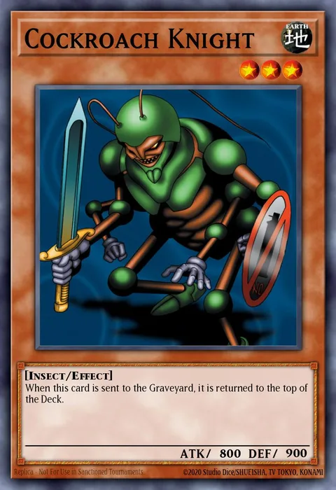 Cockroach Knight trading card