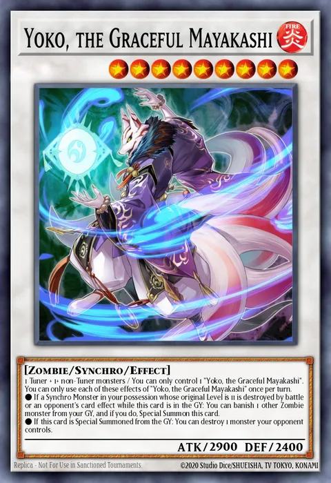Yoko, the Graceful Mayakashi trading card