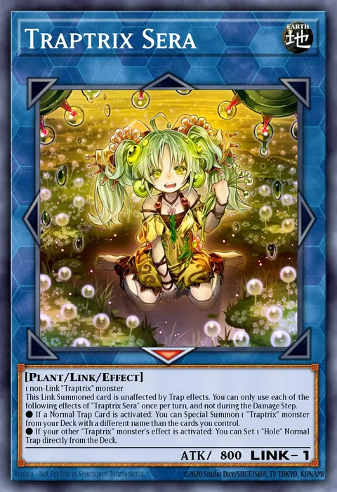 Traptrix Sera trading card
