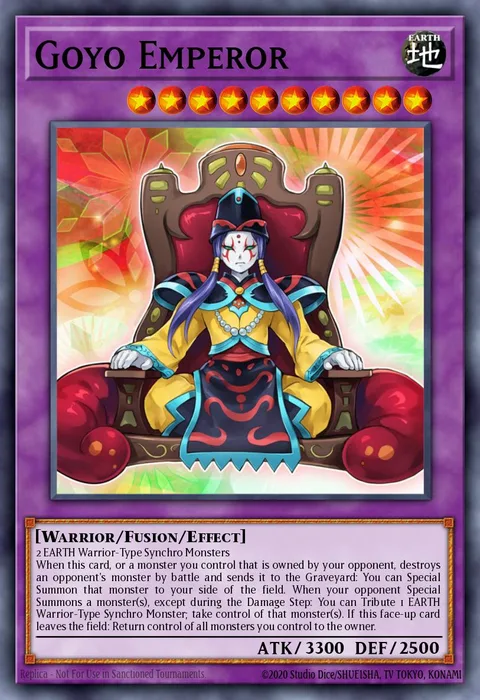 Goyo Emperor trading card
