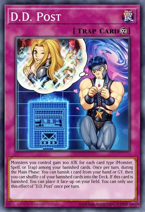 D.D. Post trading card