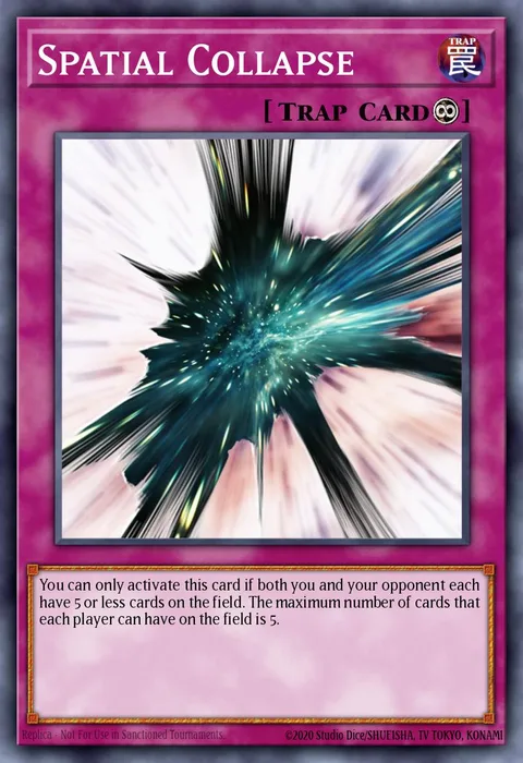 Spatial Collapse trading card