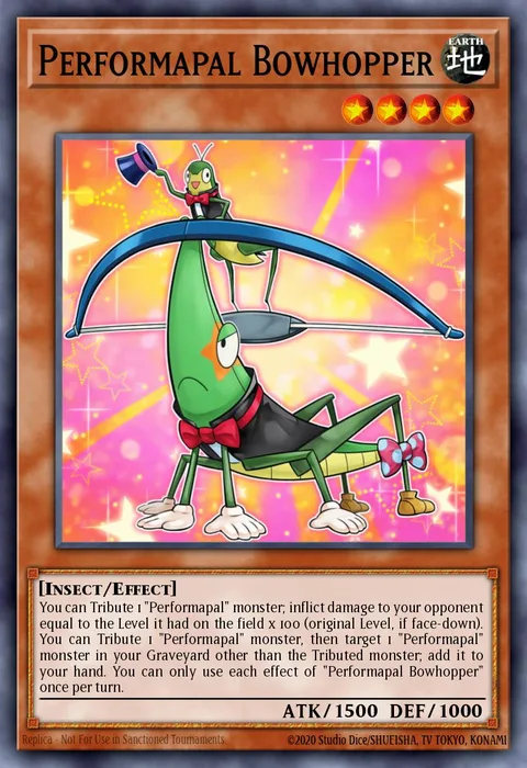 Performapal Bowhopper trading card