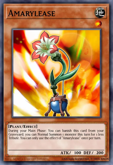 Amarylease trading card