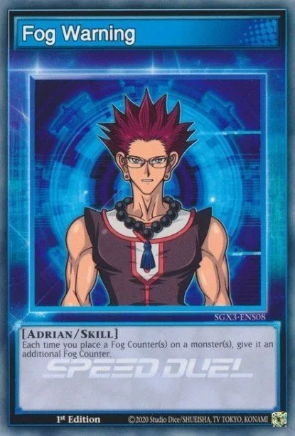 Fog Warning trading card